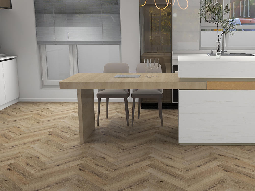 SPC-Bodenbelag mit starrem Kern